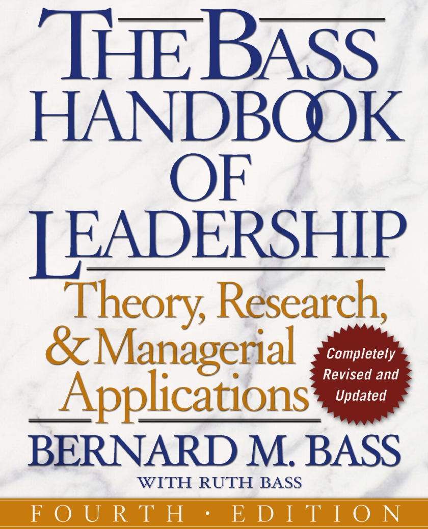 El Libro sobre Liderazgo, Teoría, Investigació y Aplicaciones Gerenciales, por Bernard M. Bass